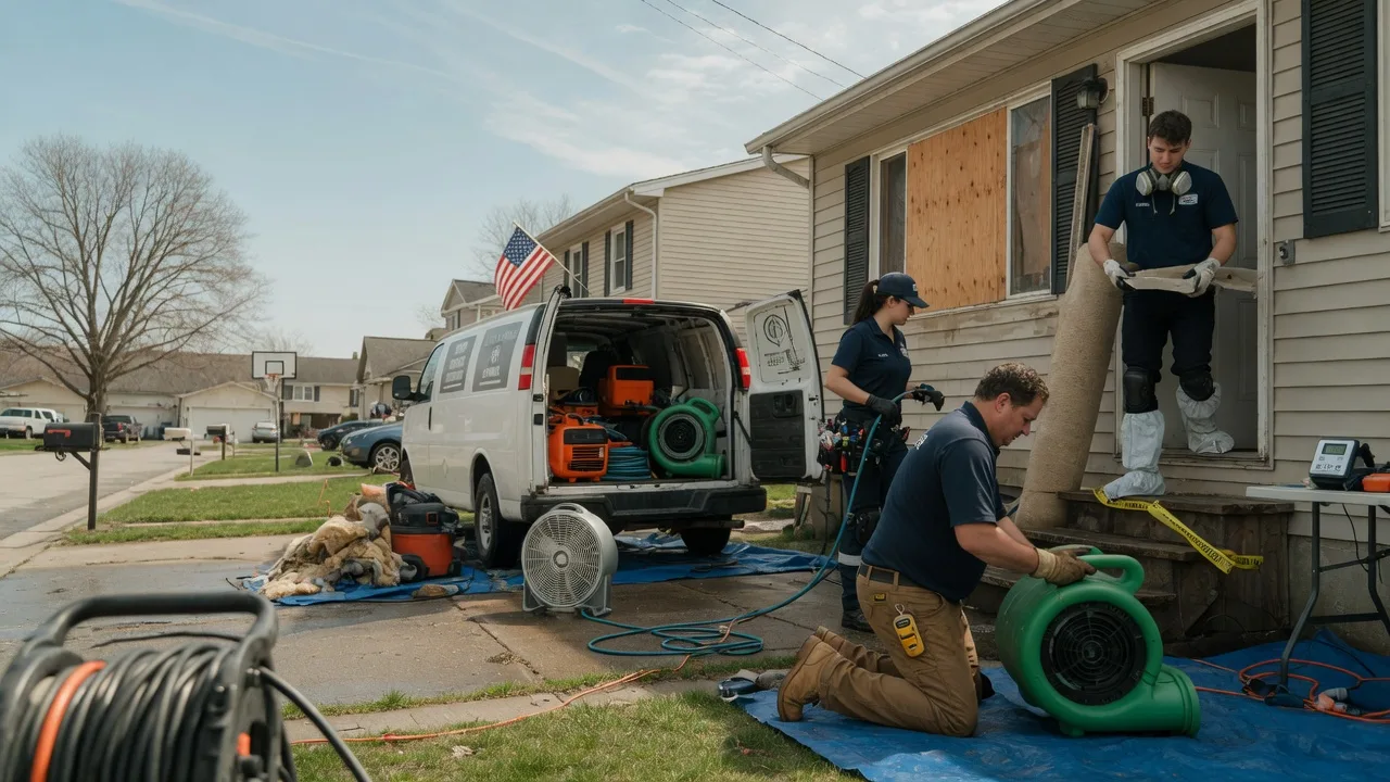 Water Damage Restoration in New Castle, IN near me